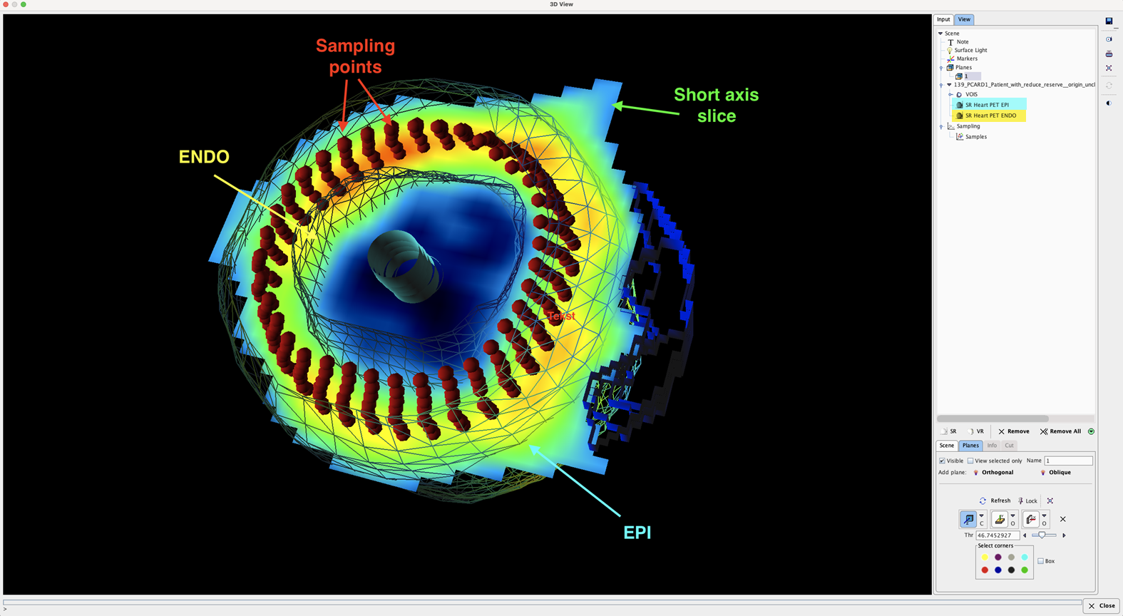 PCARD Sampling Points 3D